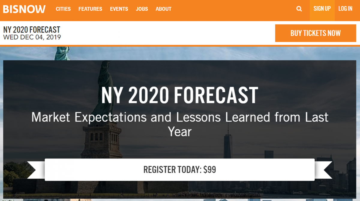CodeGreen joins Panel Discussion at Bisnow NYC 2020 Forecast, Dec 4th